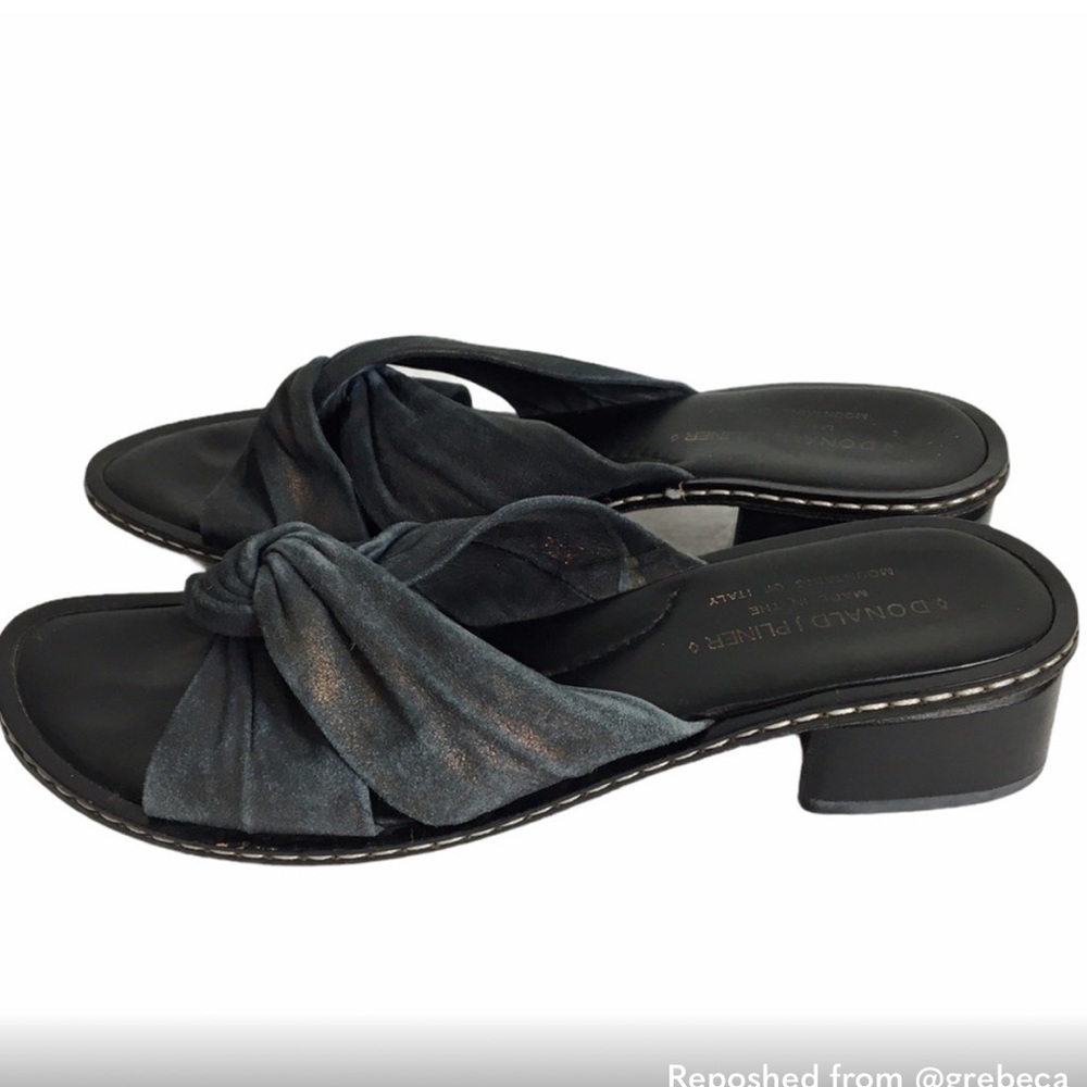 Donald J. Pliner Black Sandals